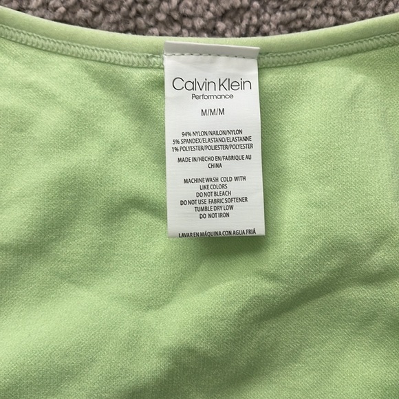 Calvin Klein Performance Thin Ribbed Sports Bra and Shorts - Picture 7 of 7
